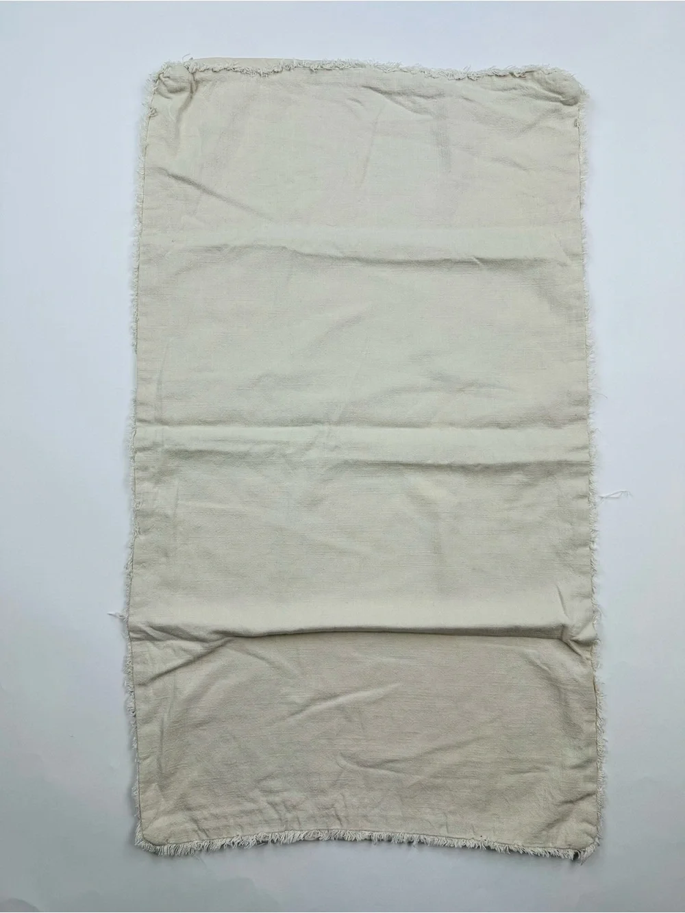 Casaluna Rayon Linen Cream King Size Pillow Sham